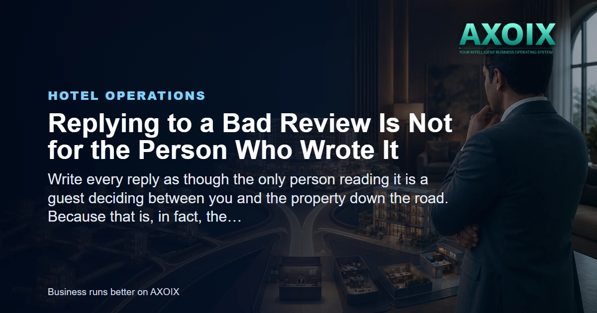 A review reply written for future readers rather than the reviewer