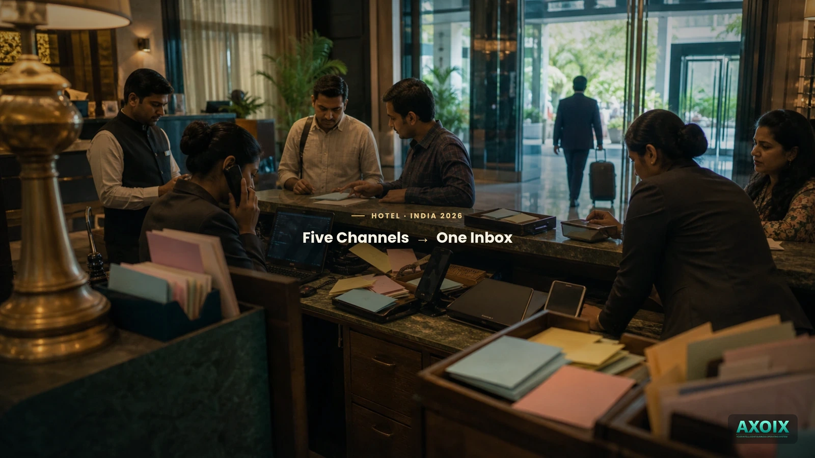 One unified guest inbox for a hotel across WhatsApp, Instagram and Facebook