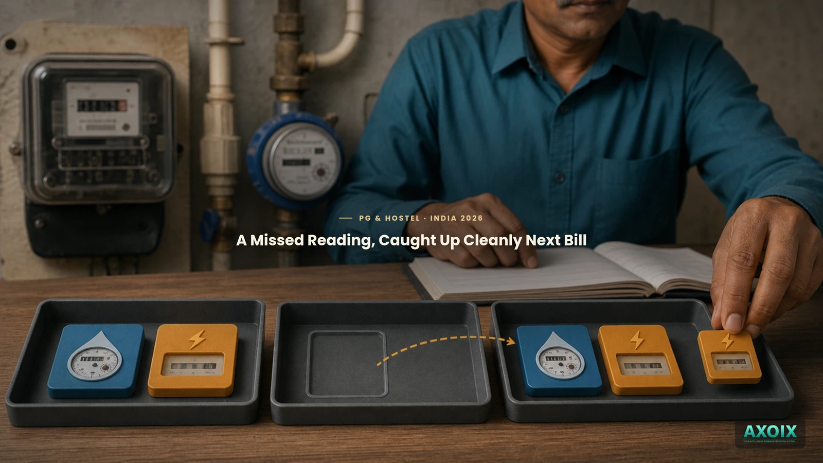 A retroactive electricity top-up charge added cleanly to the next bill