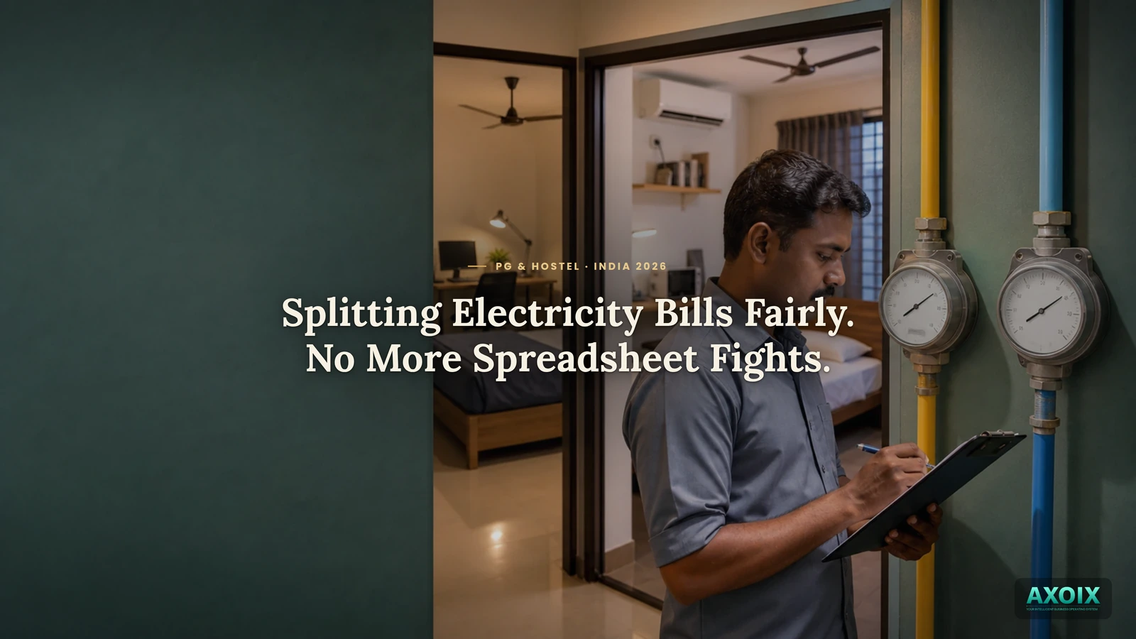 PG electricity meter reading feeding into fair per-tenant billing