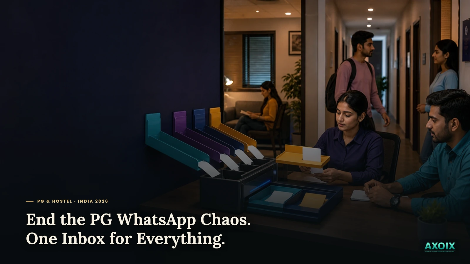 PG enquiries and complaints scattered across WhatsApp before reaching one inbox
