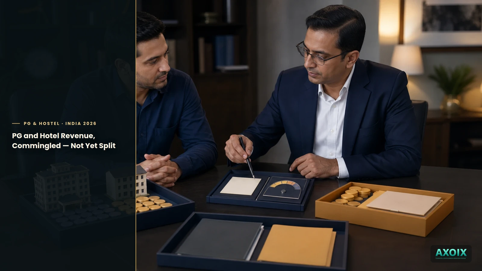 PG and hotel revenue commingled in one shared account, not yet split