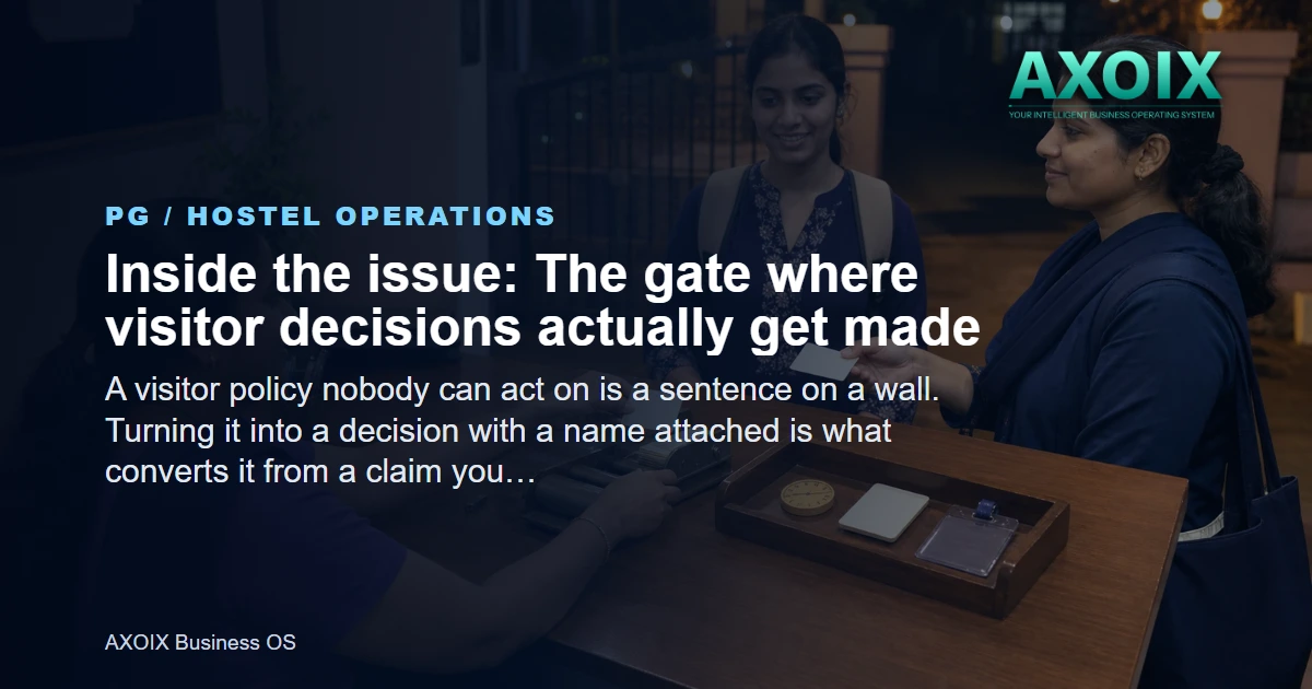 The gate where visitor decisions actually get made