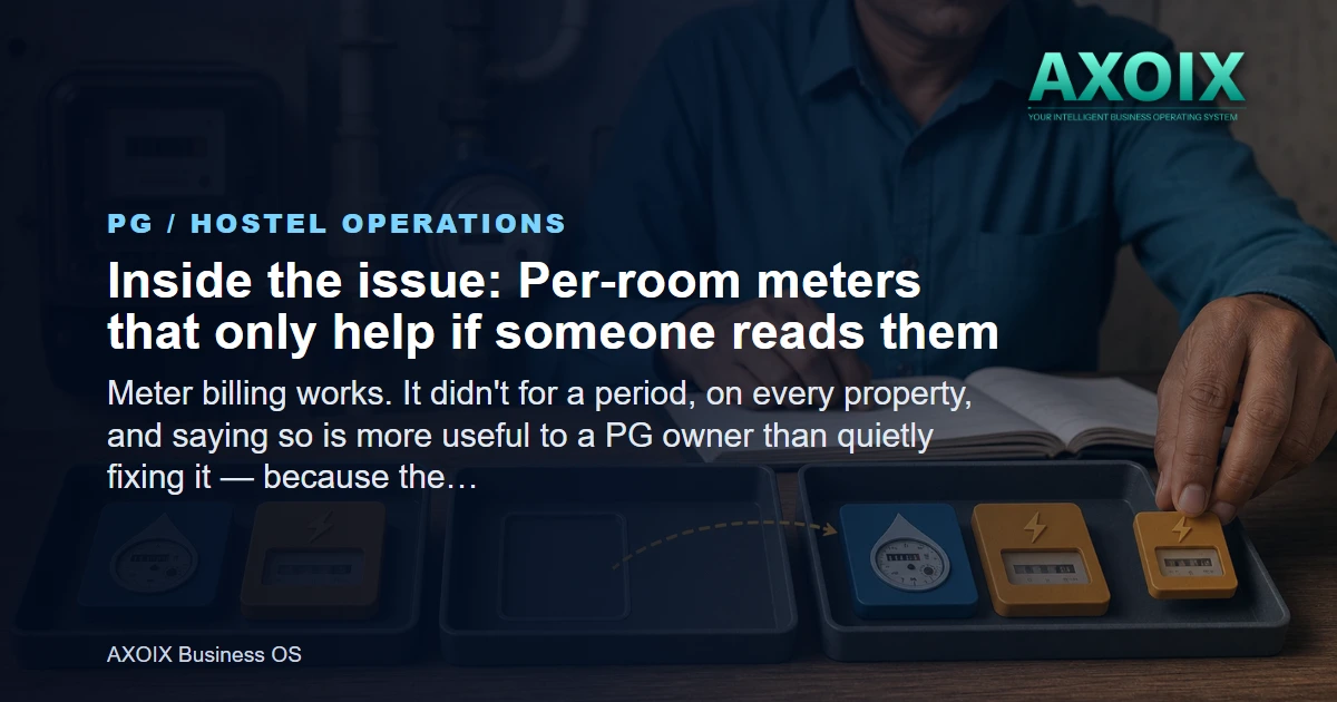 Per-room meters that only help if someone reads them
