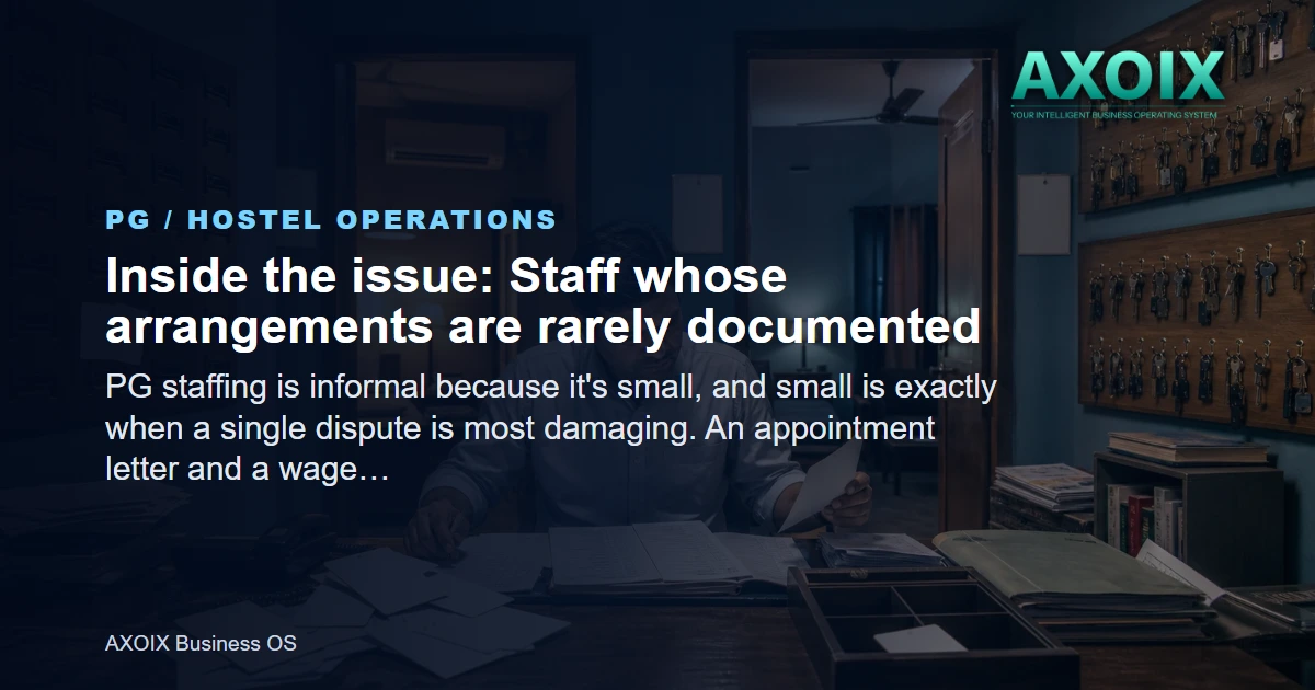 Staff whose arrangements are rarely documented