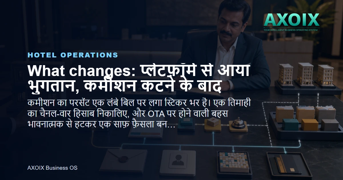प्लेटफ़ॉर्म से आया भुगतान, कमीशन कटने के बाद